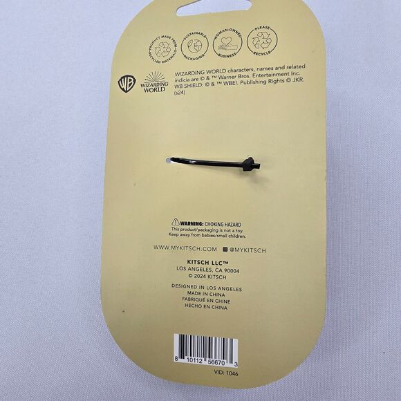 Kitsch Wizarding World Harry Potter Hufflepuff recycled plastic claw clip NWT - Picture 3 of 3
